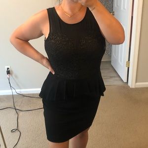 Peplum dress